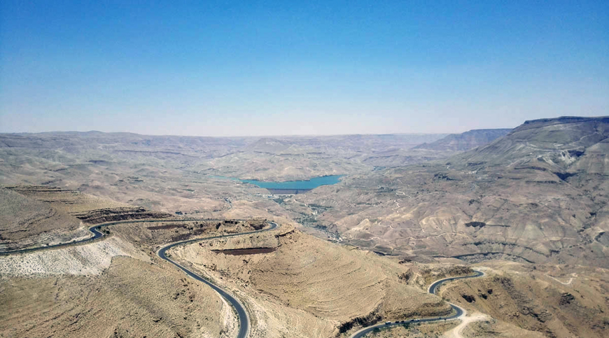 The 29.82mcm Mujib Dam in Karak, some 130 kilometres south of the capital, is one of the Kingdom’s 10 major dams (Petra photo)